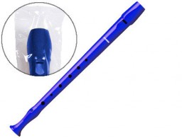 Flauta Hohner 9508 plástico azul funda verde